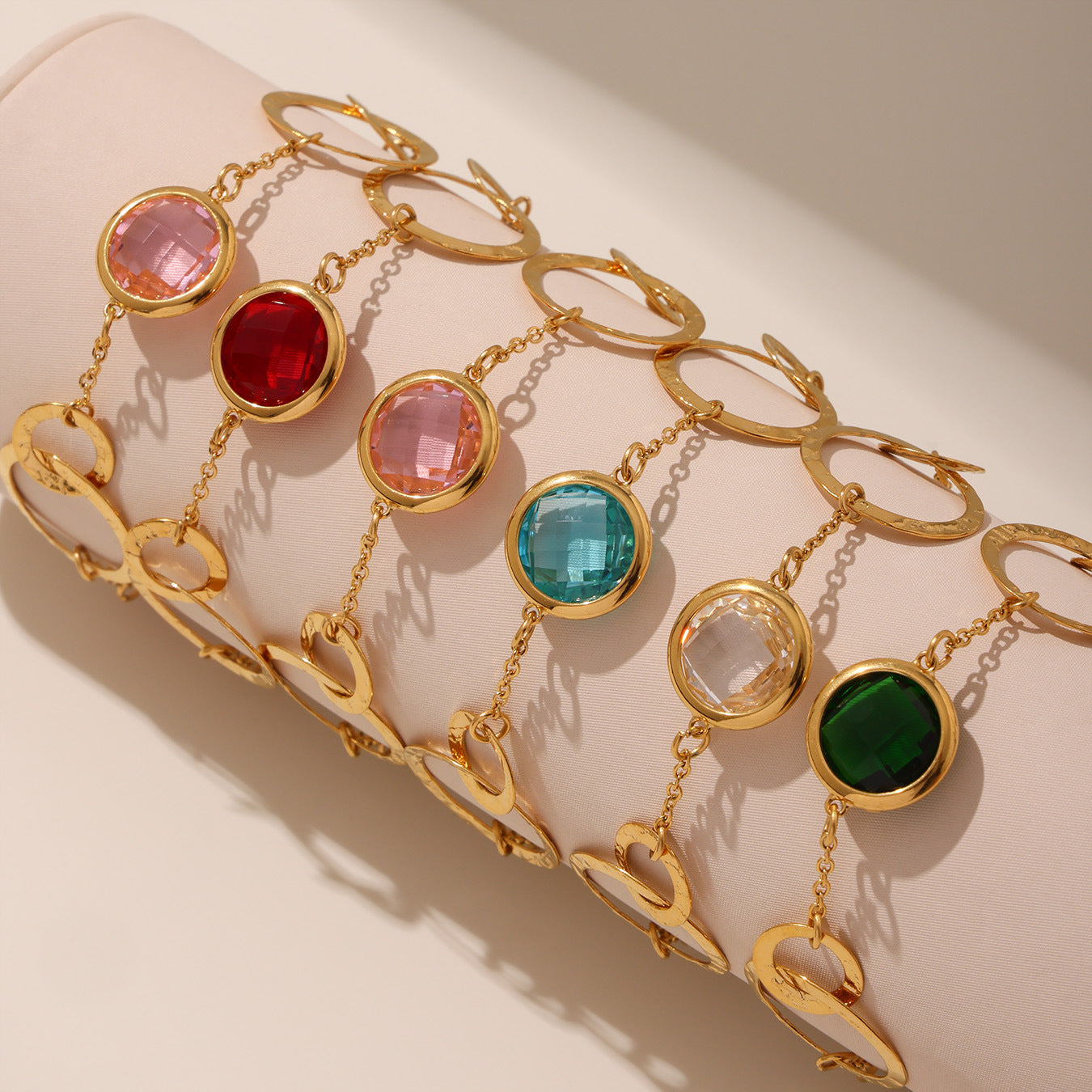 Super Sparkling Transparent Czech Glass Bracelet