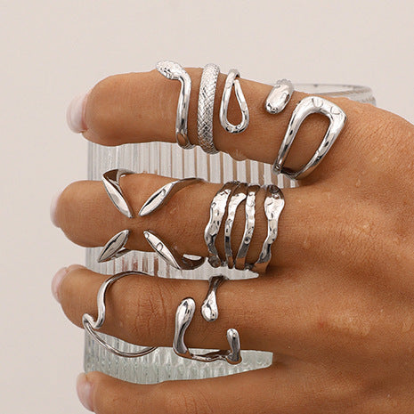 Stainless Steel High-end Geometric Opening Ring