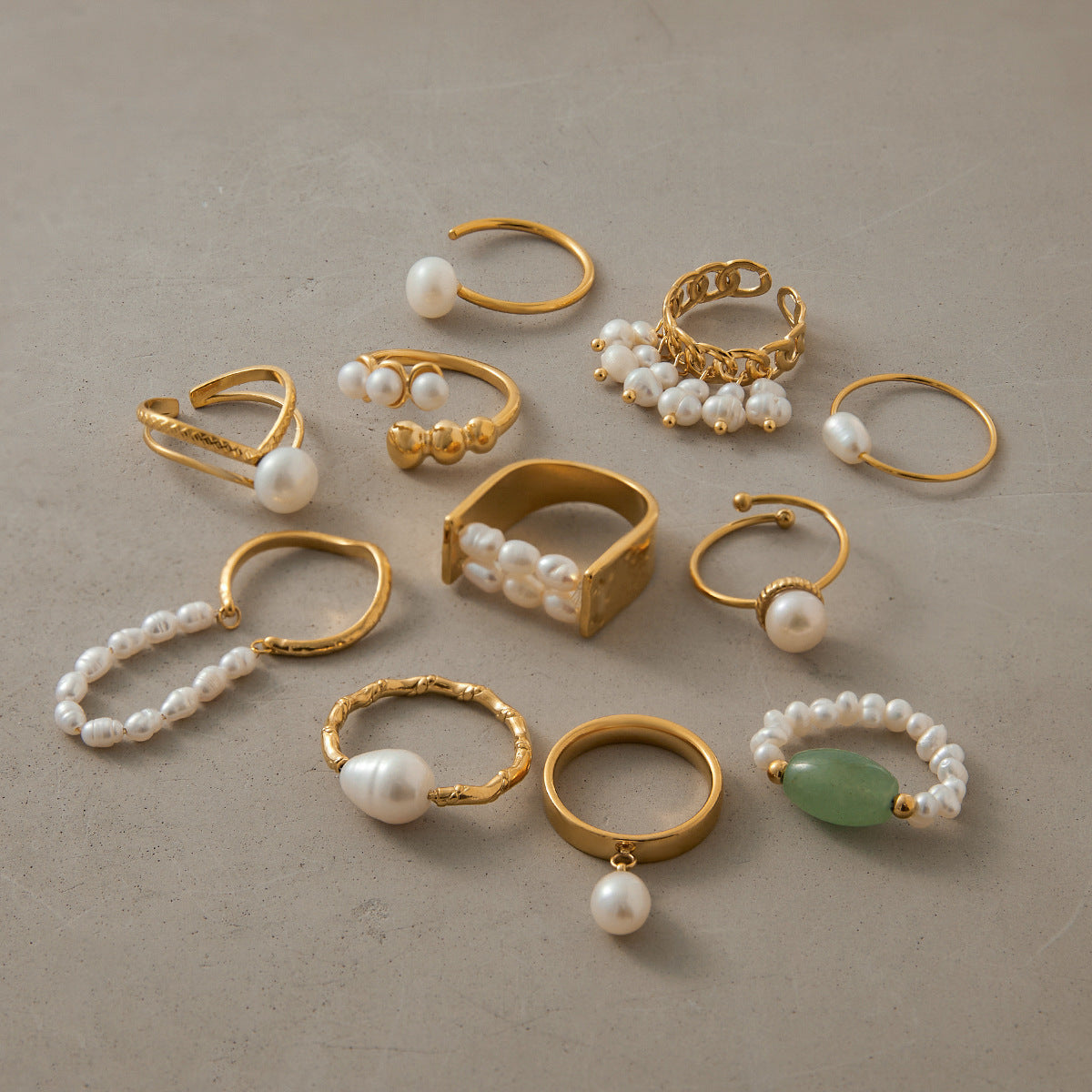 Stainless Steel Freshwater Pearl Ring
