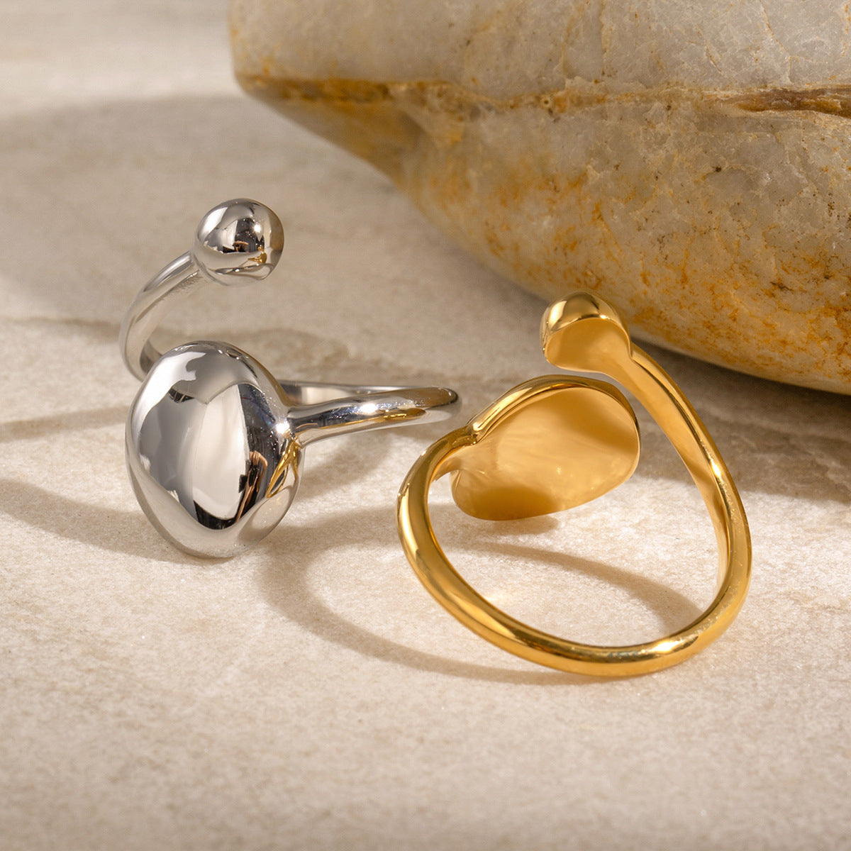Stainless Steel Round Open Ring