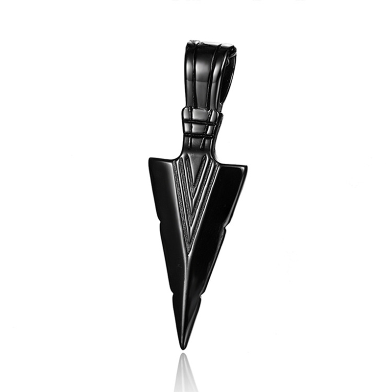 Stainless Steel Arrow Pendant Necklace