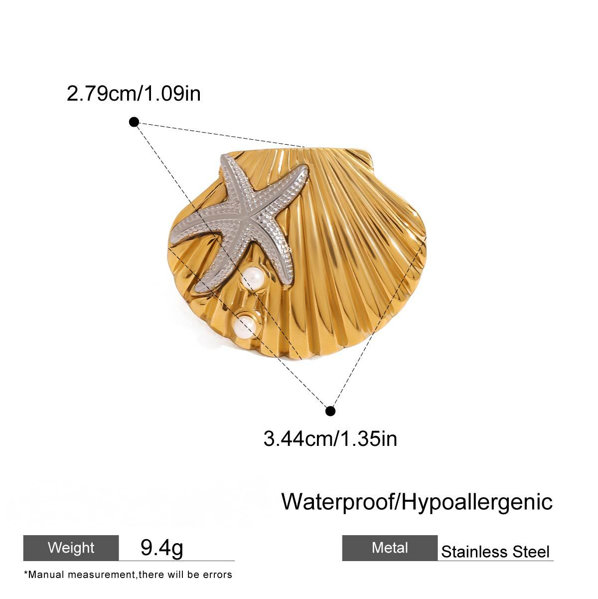 Stainless Steel Ocean Series Ring Combination