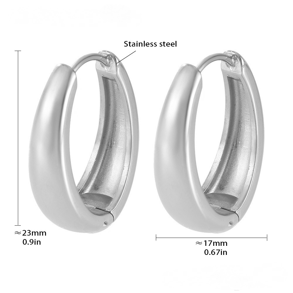 18K Gold PVD Stainless Steel Earrings