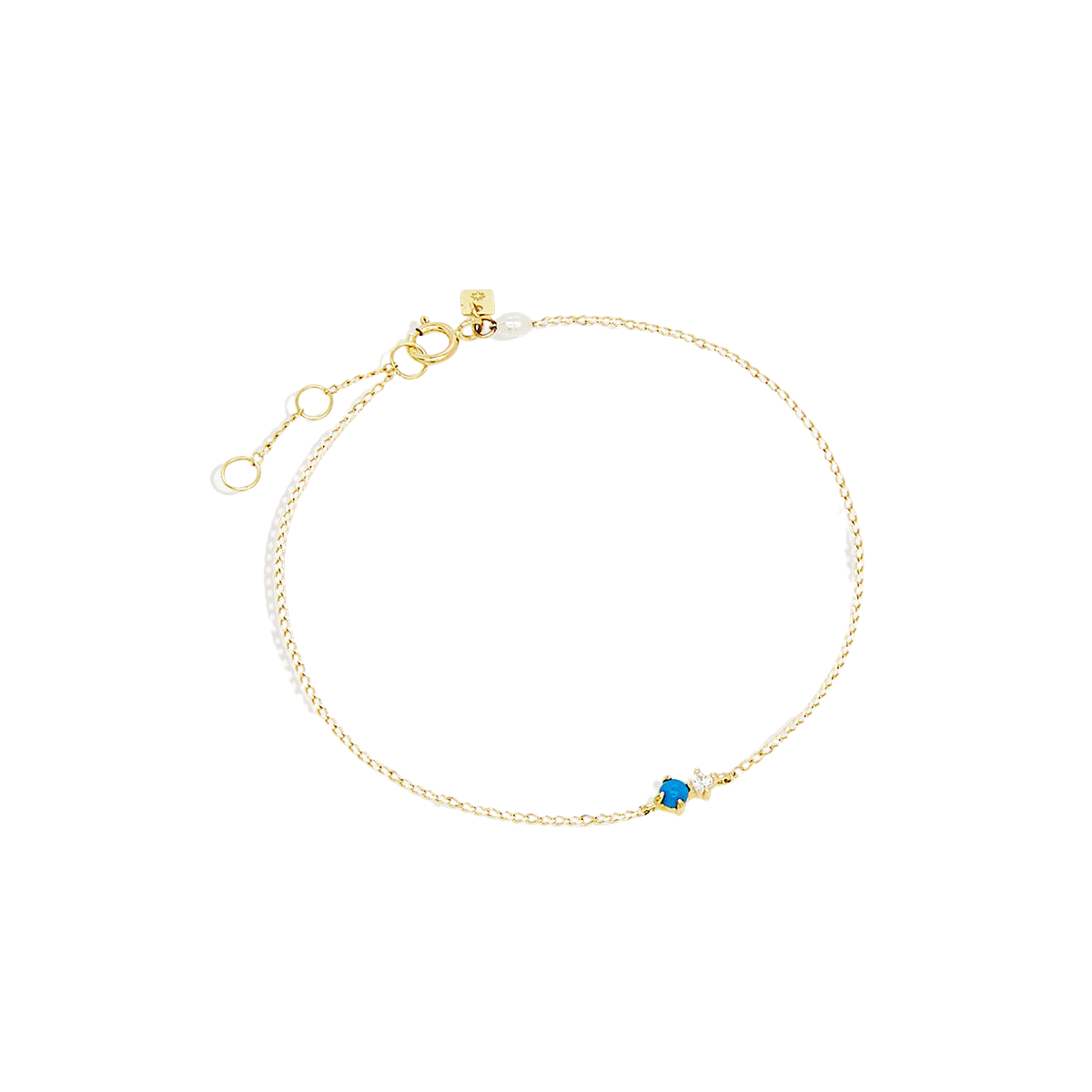 Stainless Steel Vintage Birthstone Bracelet