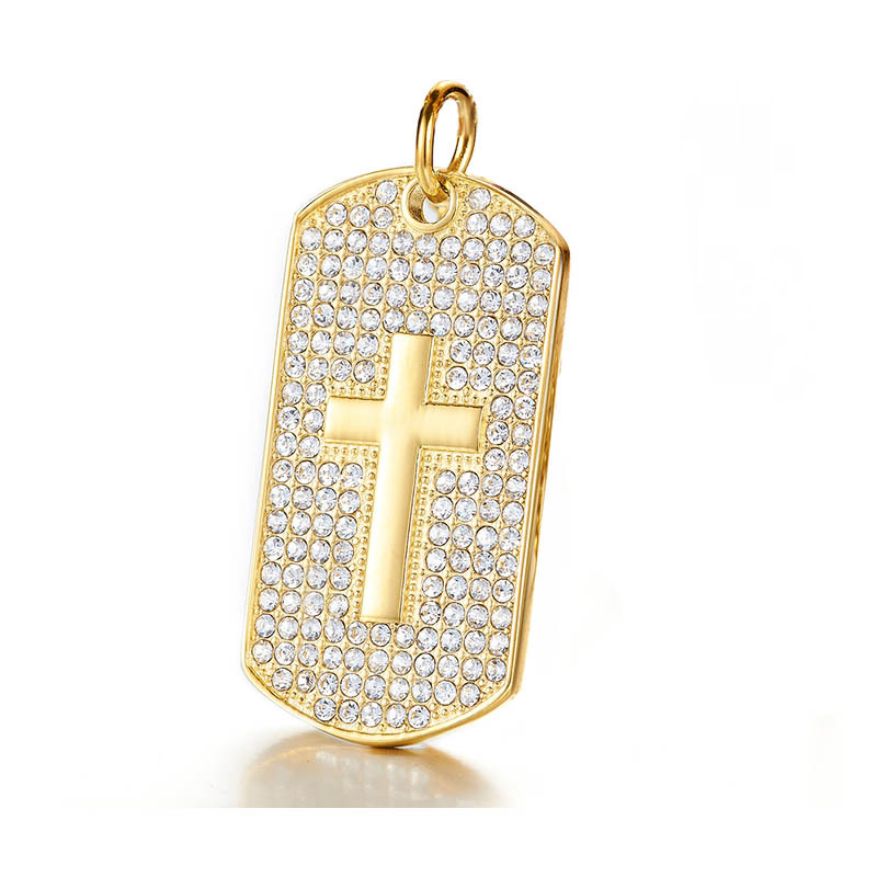 Stainless Steel Basketball Tag Necklace
