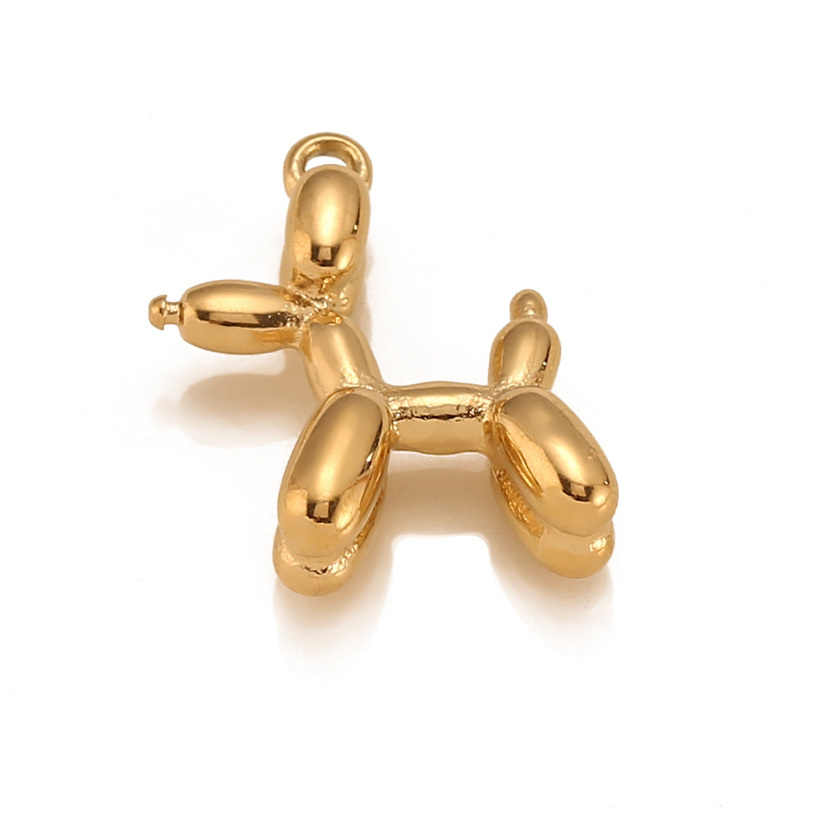 Pendentif chien ballon en acier inoxydable