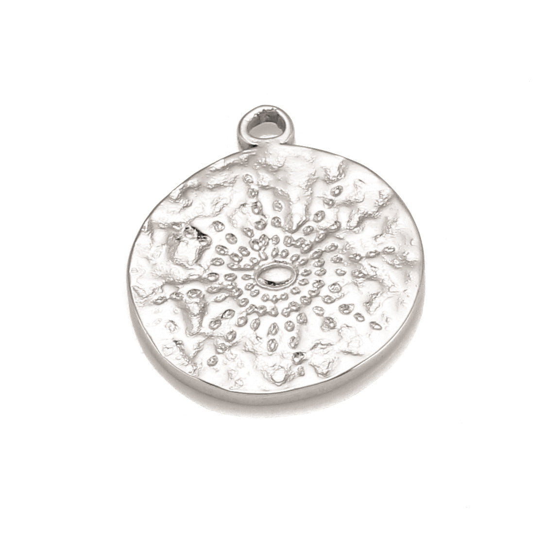 Sun Stainless Steel Round Pendant