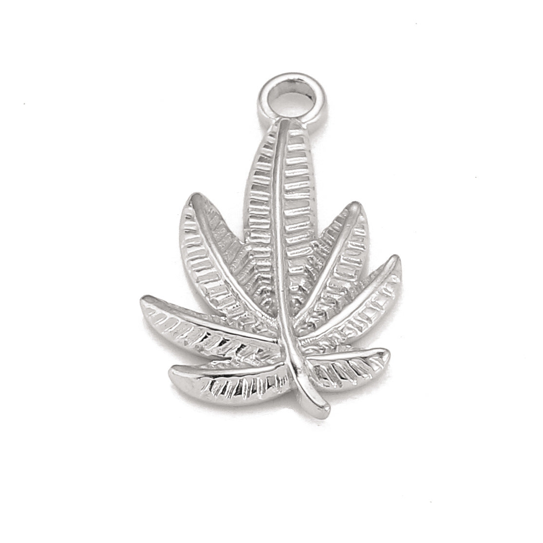 Stainless Steel Maple Leaf Pendant
