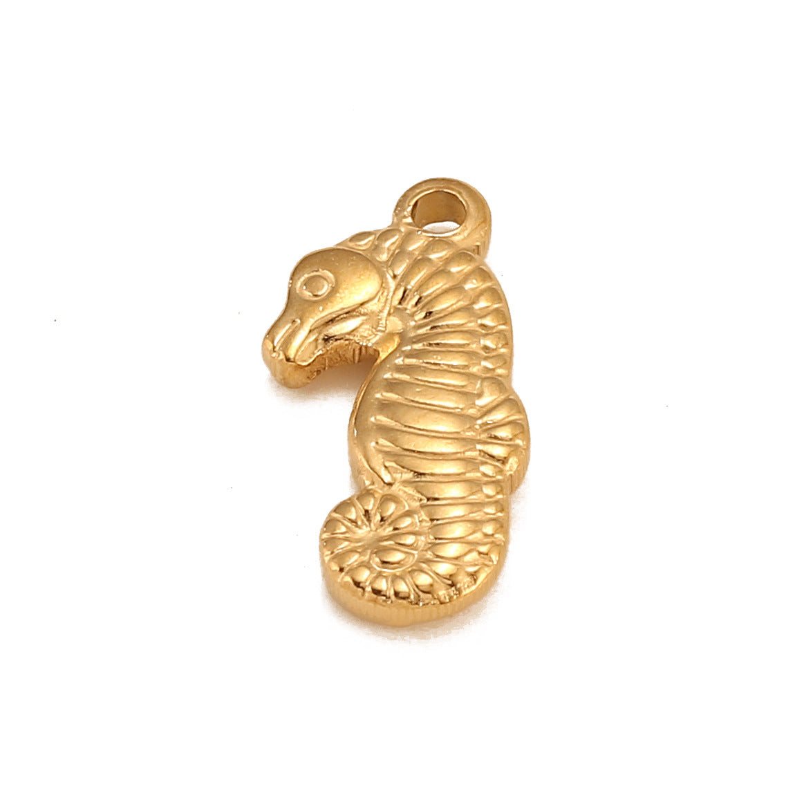 Pendentif hippocampe en acier inoxydable