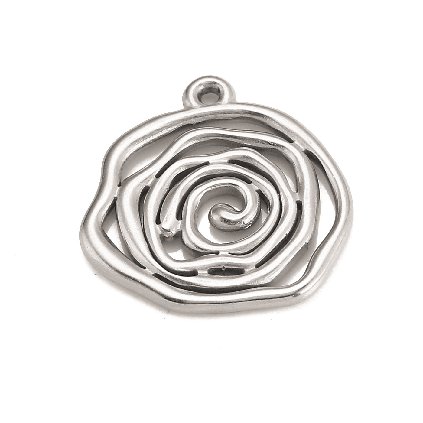 Pendentif multi-cercle creux irrégulier