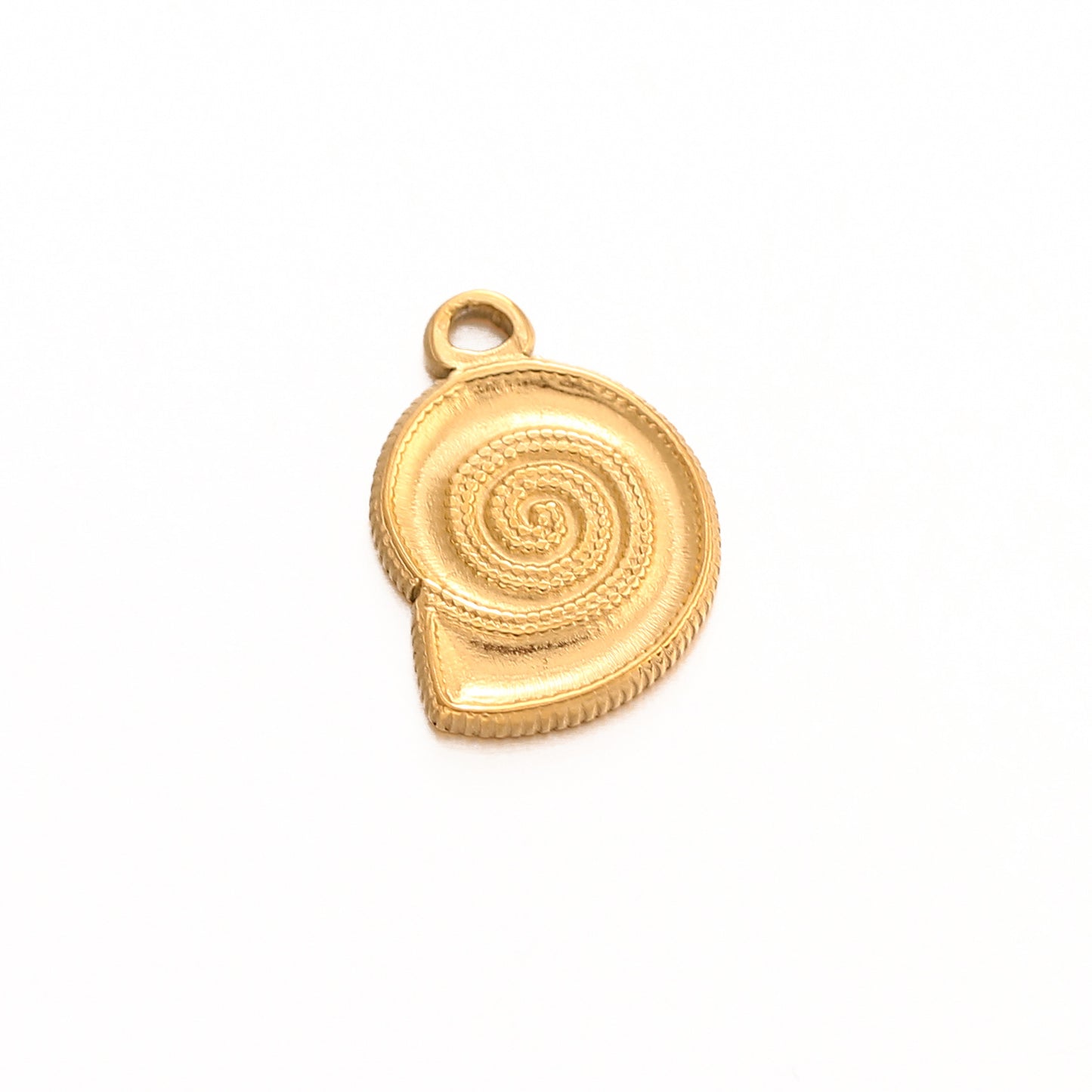 18K Gold PVD Stainless Steel Conch Shape Pendant