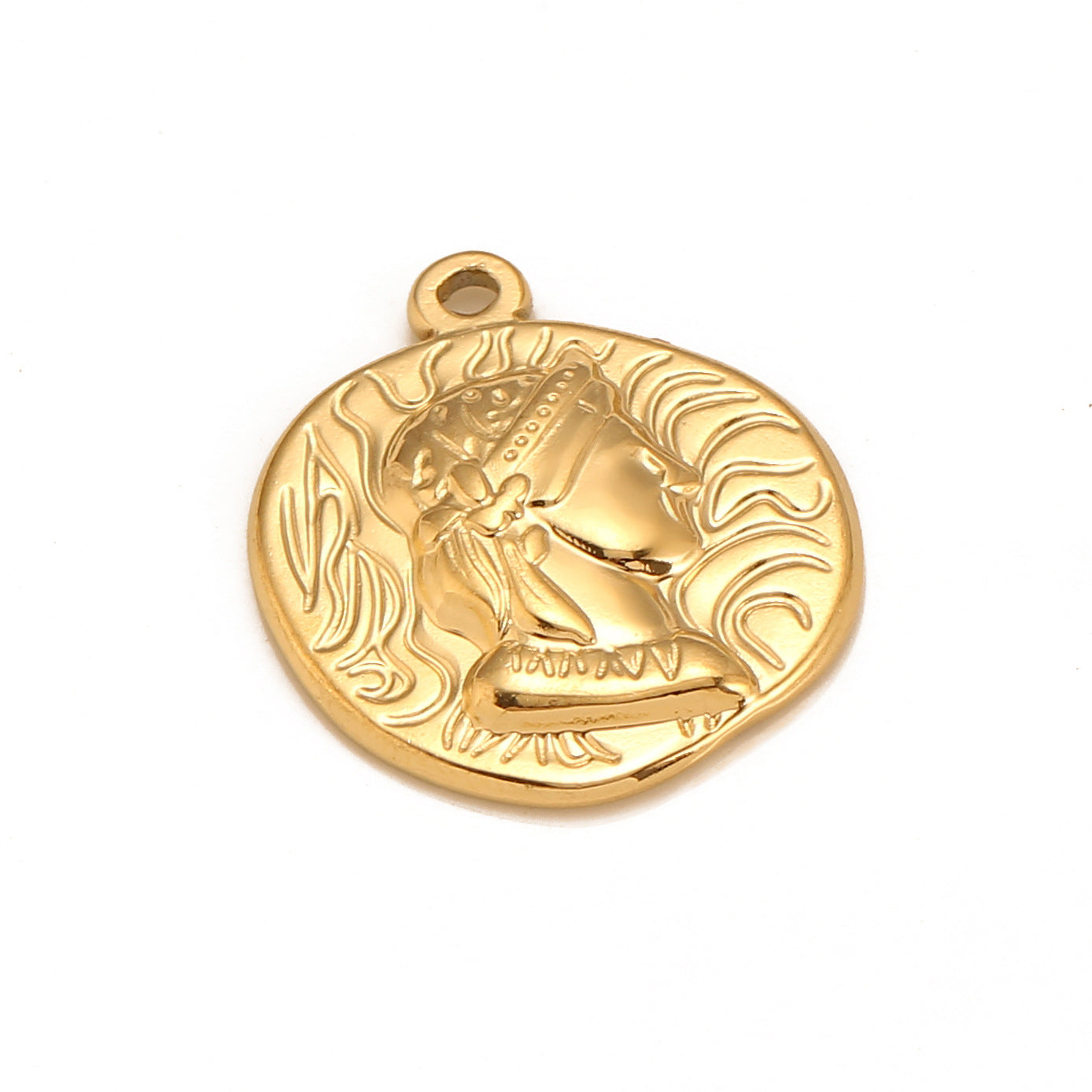 Stainless Steel Elizabeth Portrait Pendant