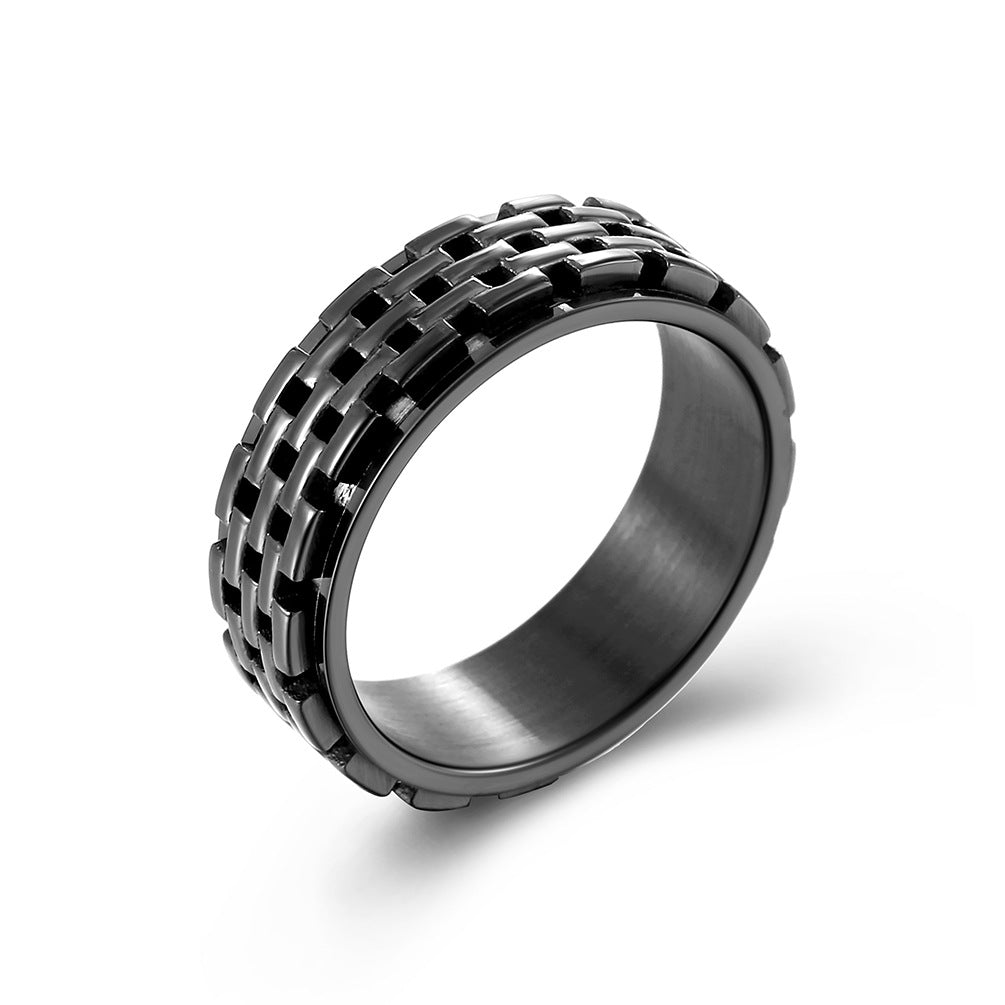 Hollow Fence Stainless Steel Spinner Ring