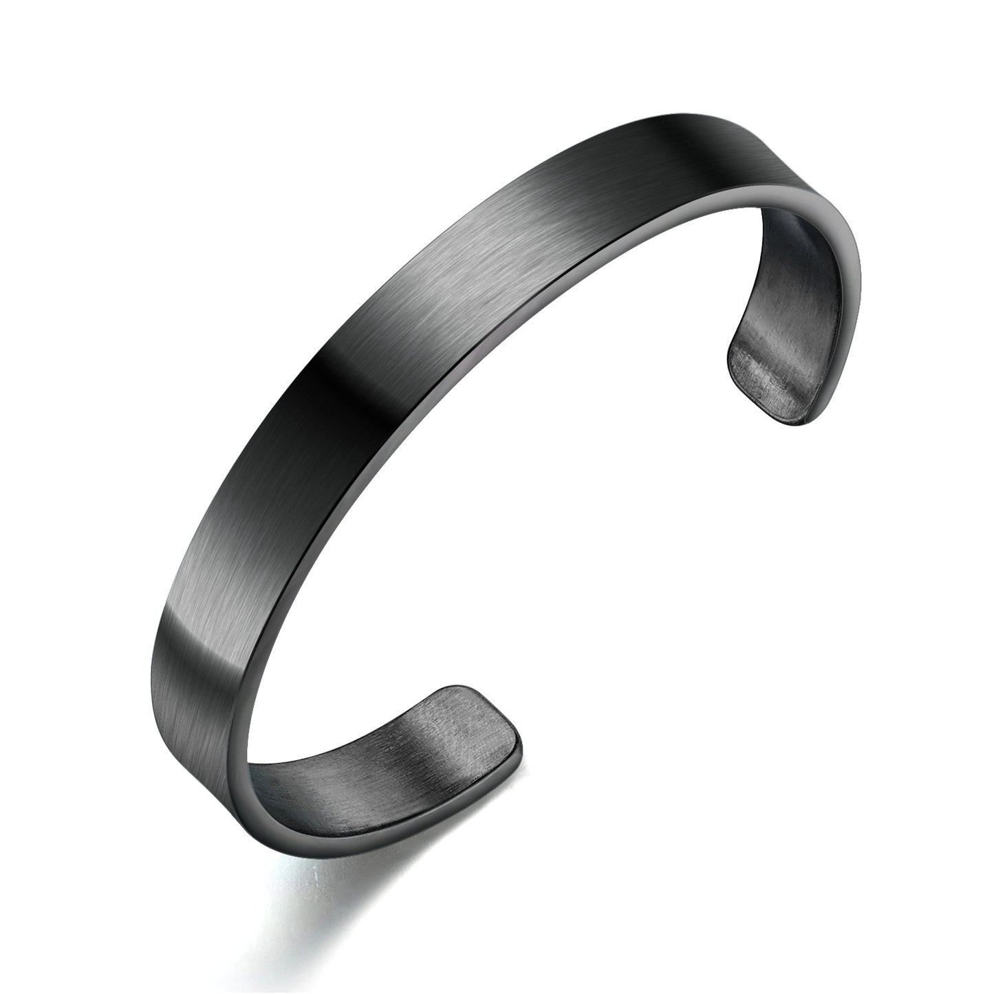 Stainless Steel Polished Blank Cuff Bracelet