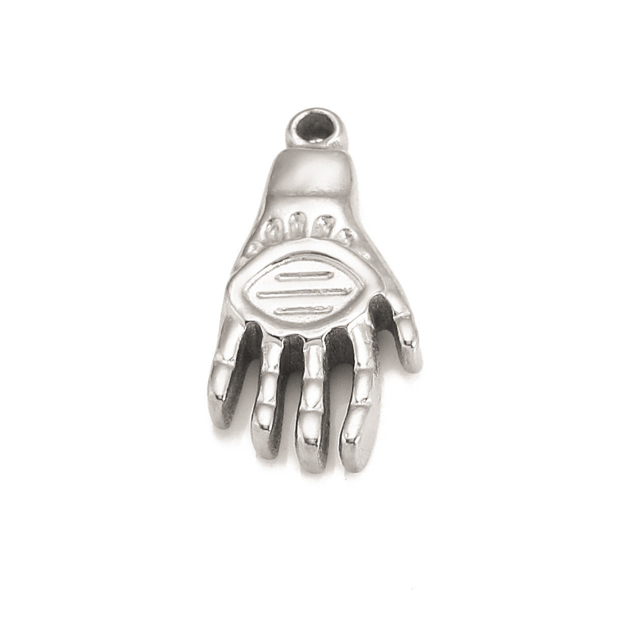 Stainless Steel Hand of Fatima Pendant