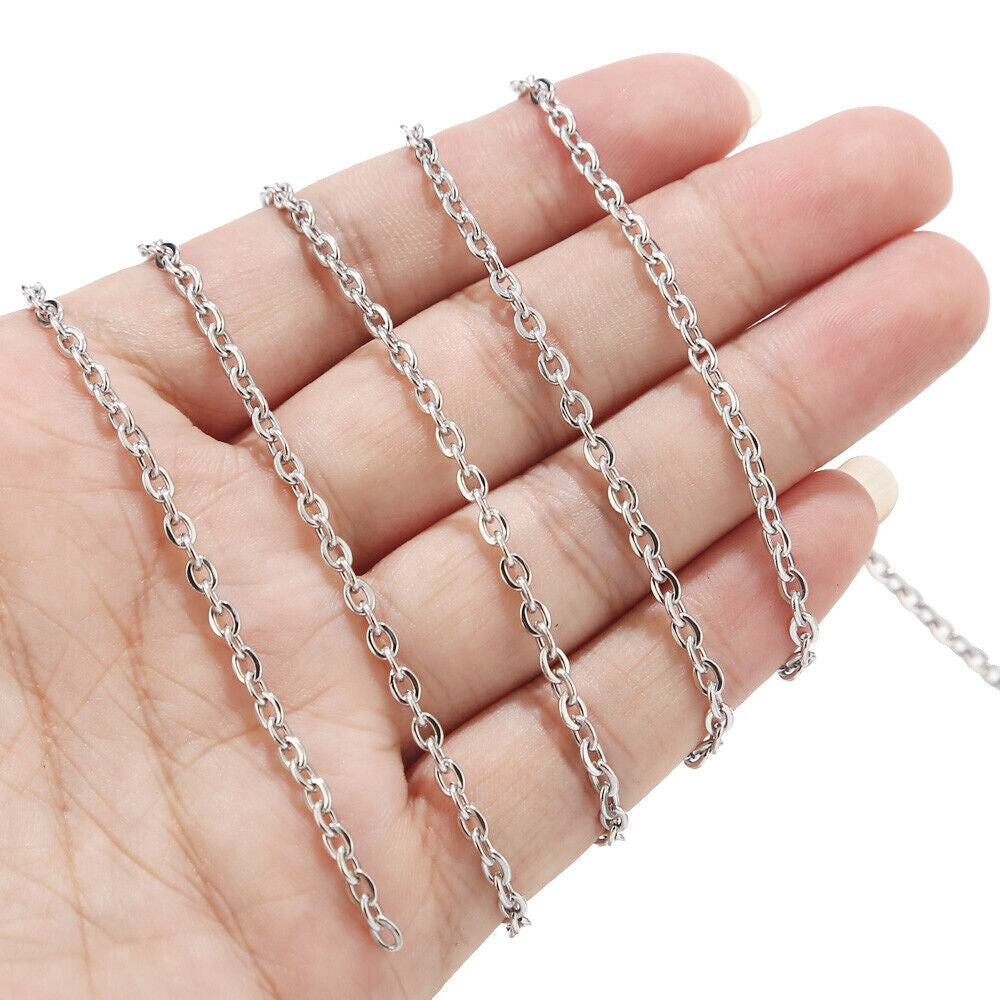 3mm Stainless Steel Cable Chain 16' Spool 5 Meter