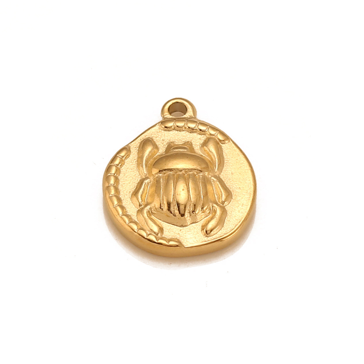 Pendentif scarabée en acier inoxydable