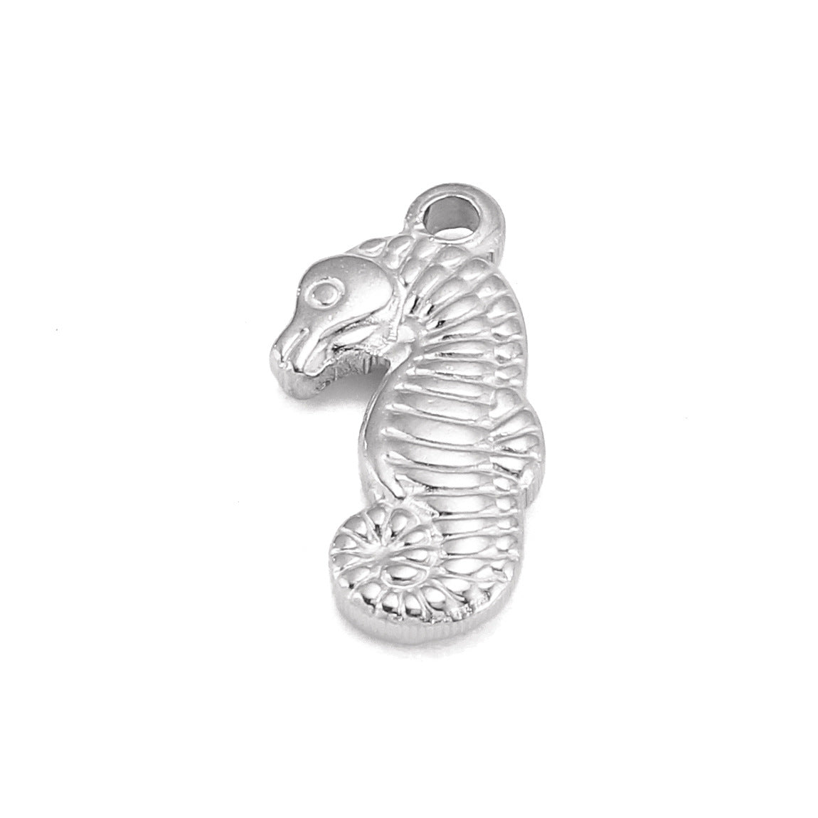 Pendentif hippocampe en acier inoxydable