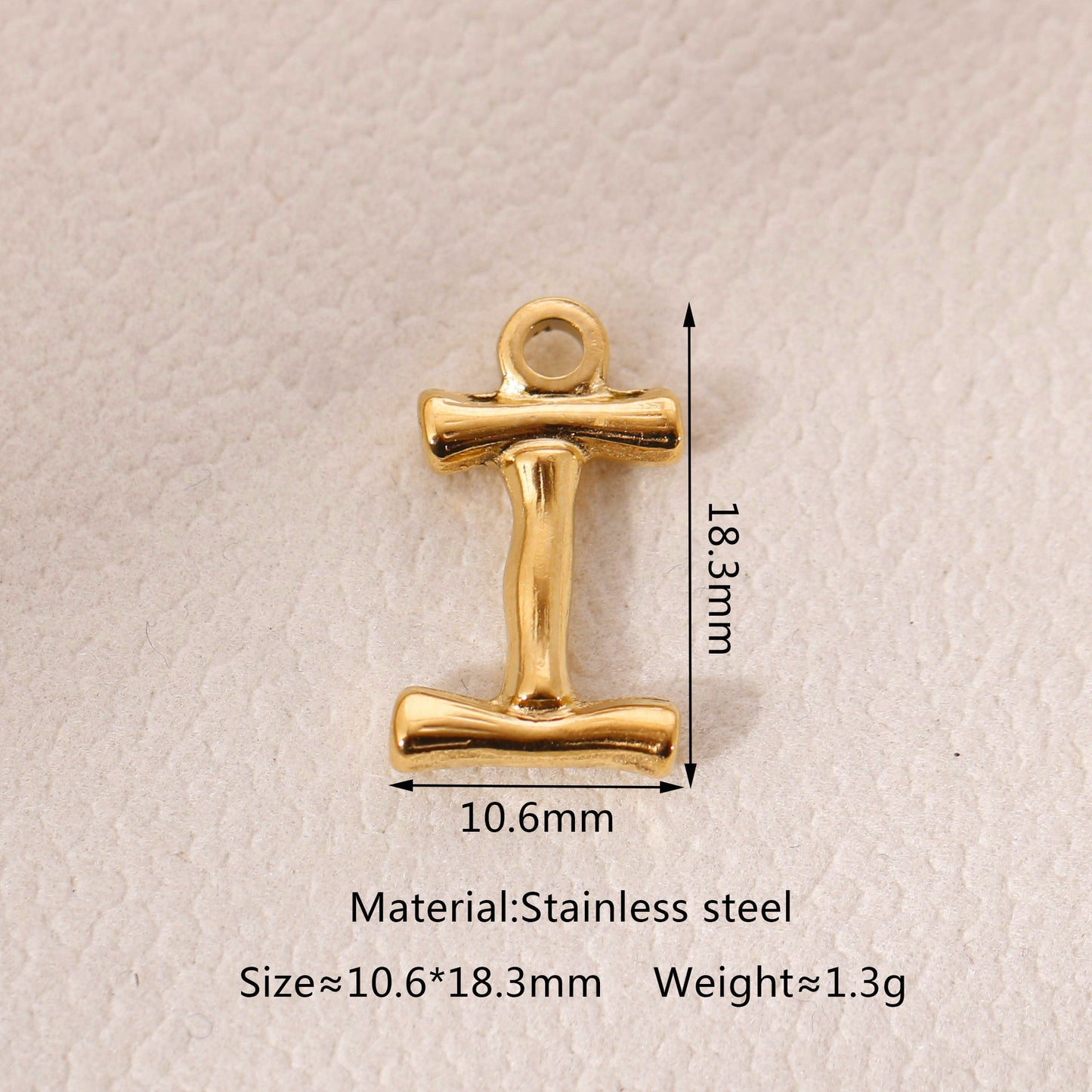 26 English Letters Stainless Steel Pendant