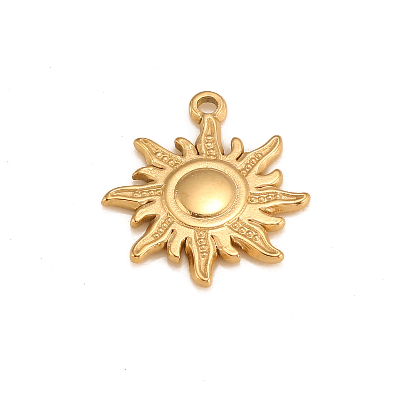 Stainless Steel Sun Pendant