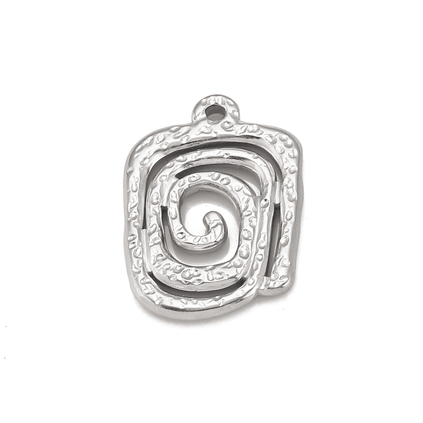 Swirl Stainless Steel Pendant
