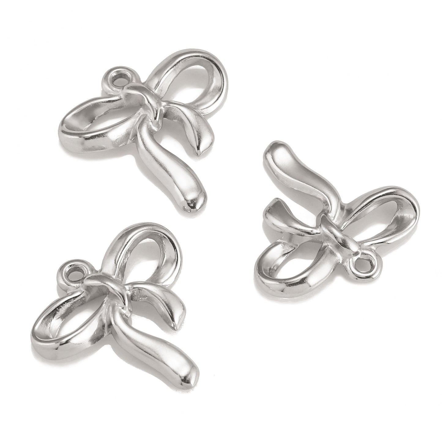 Bow Stainless Steel Pendant