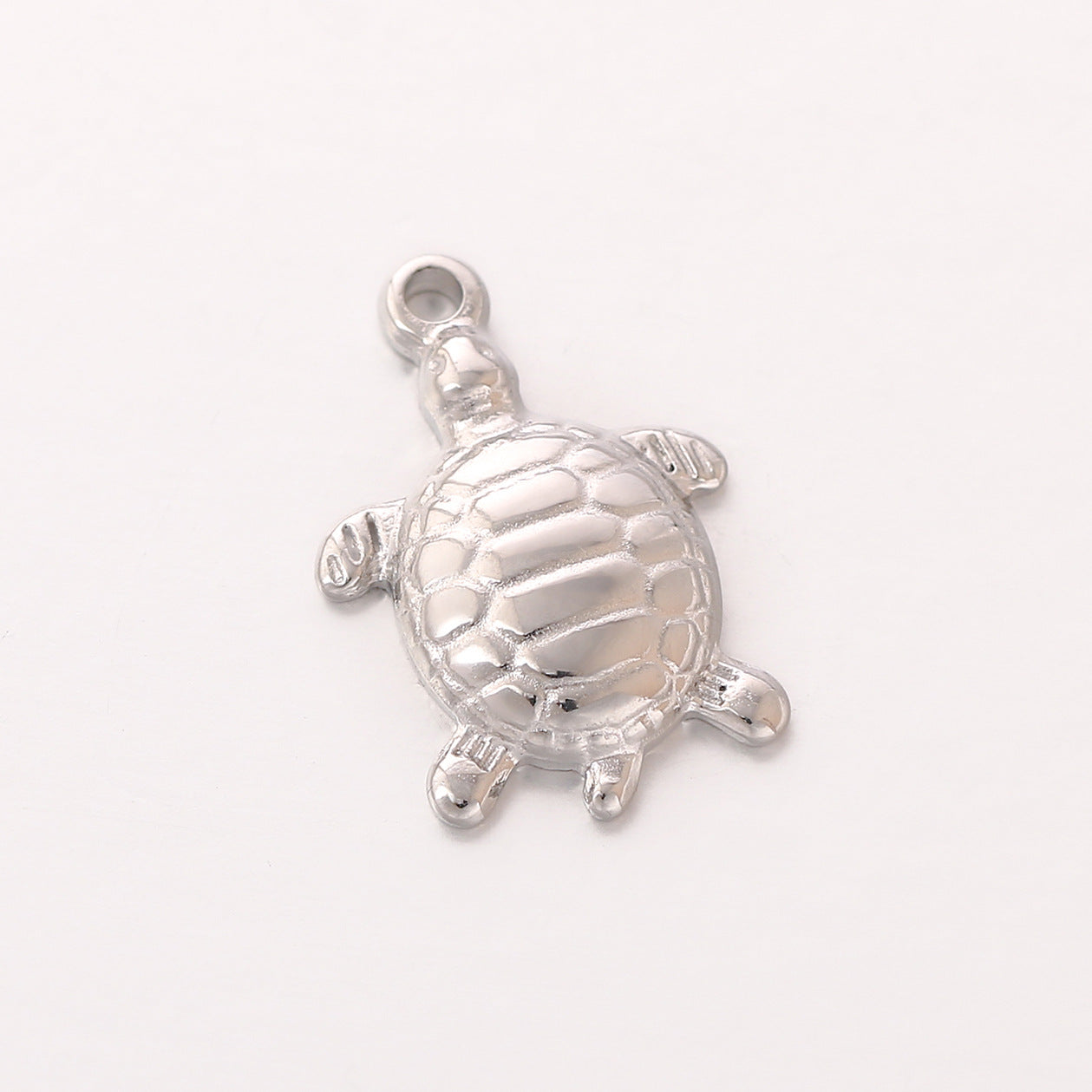 Pendentif Tortue en acier inoxydable