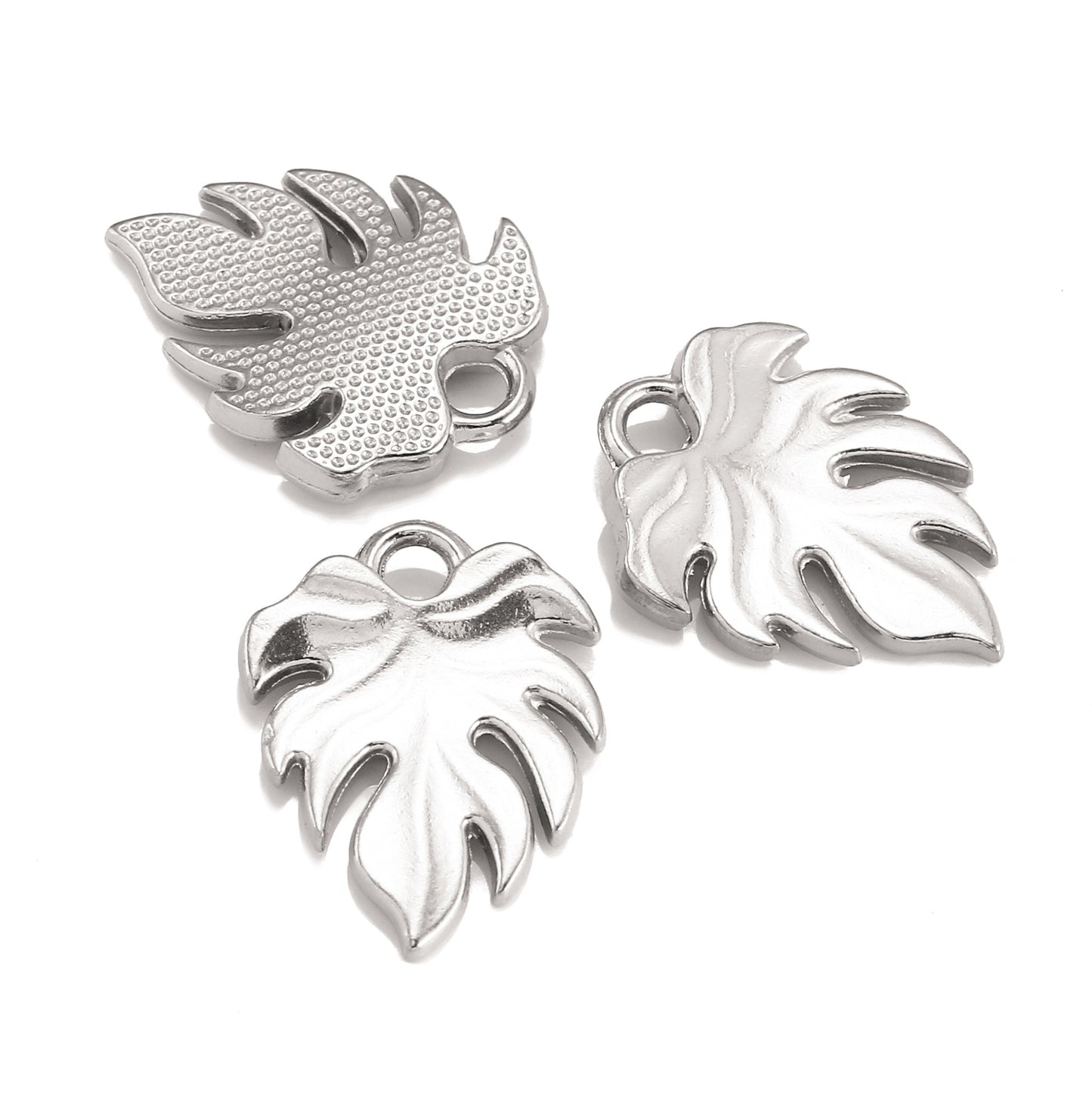 Stainless Steel Leaf Pendant