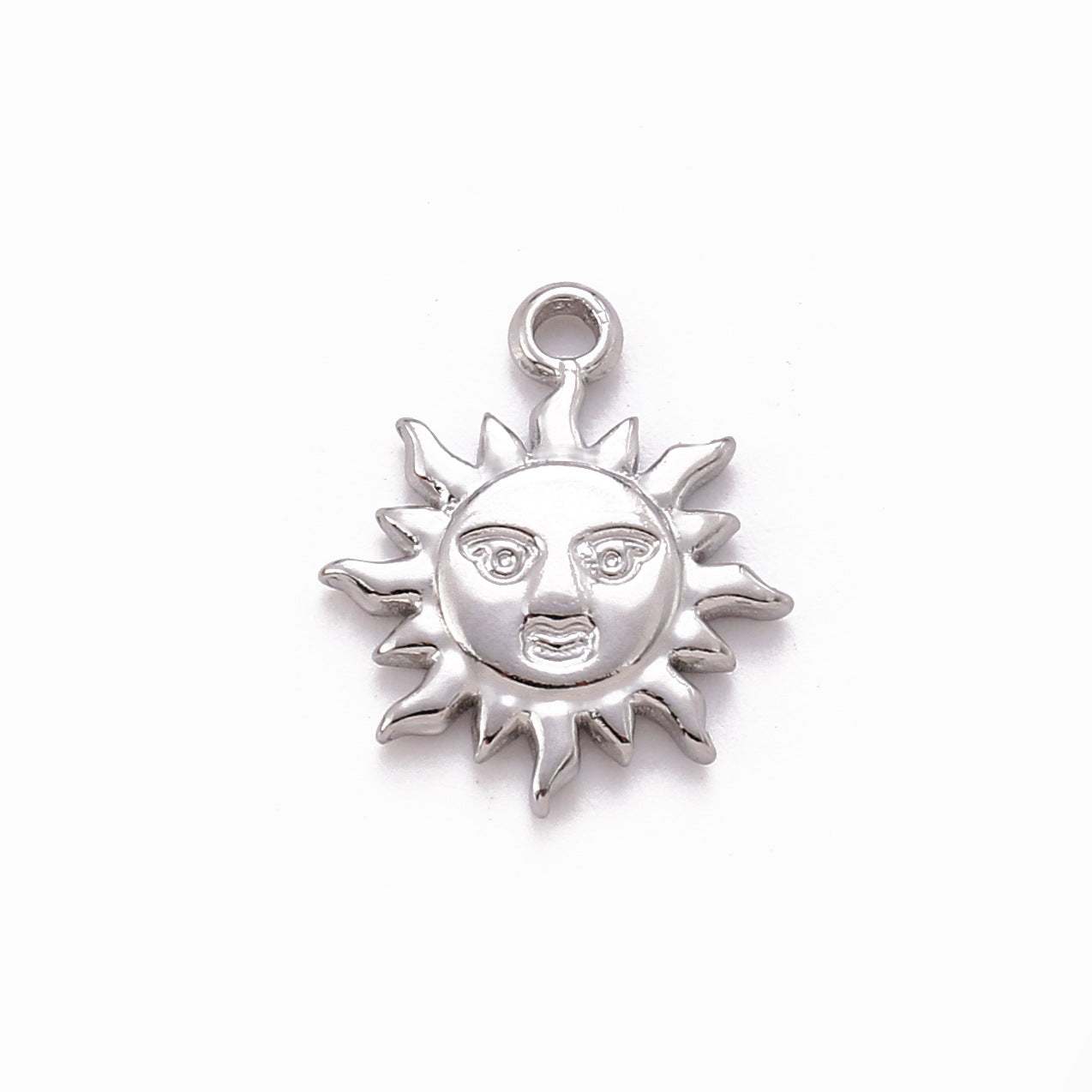 Stainless Steel Sun Moon Pendant