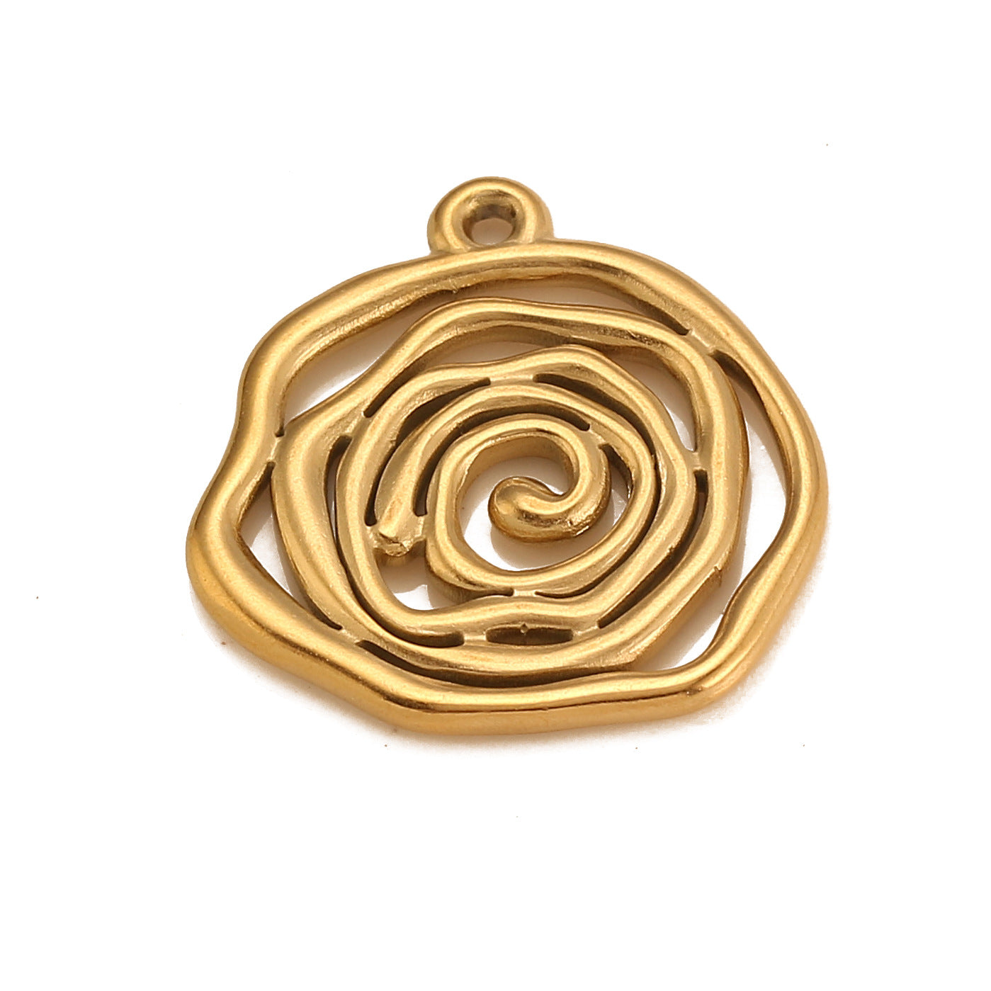 Pendentif multi-cercle creux irrégulier