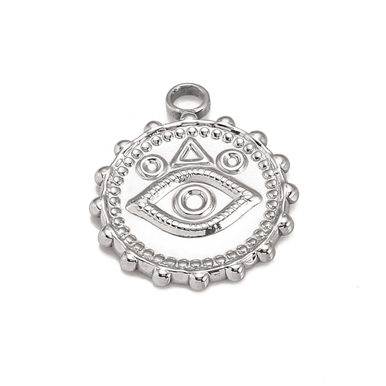 Stainless Steel Devil's Eye Pendant