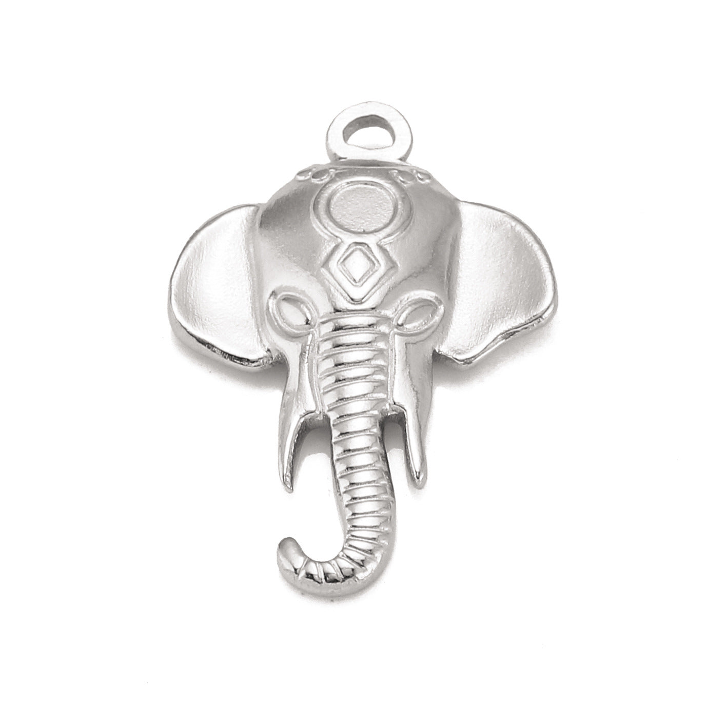 18K Gold PVD Stainless Steel Elephant Pendant