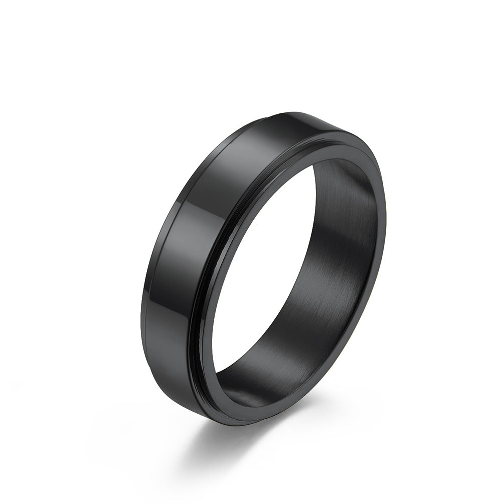 Blank Stainless Steel Polished Spinner Ring