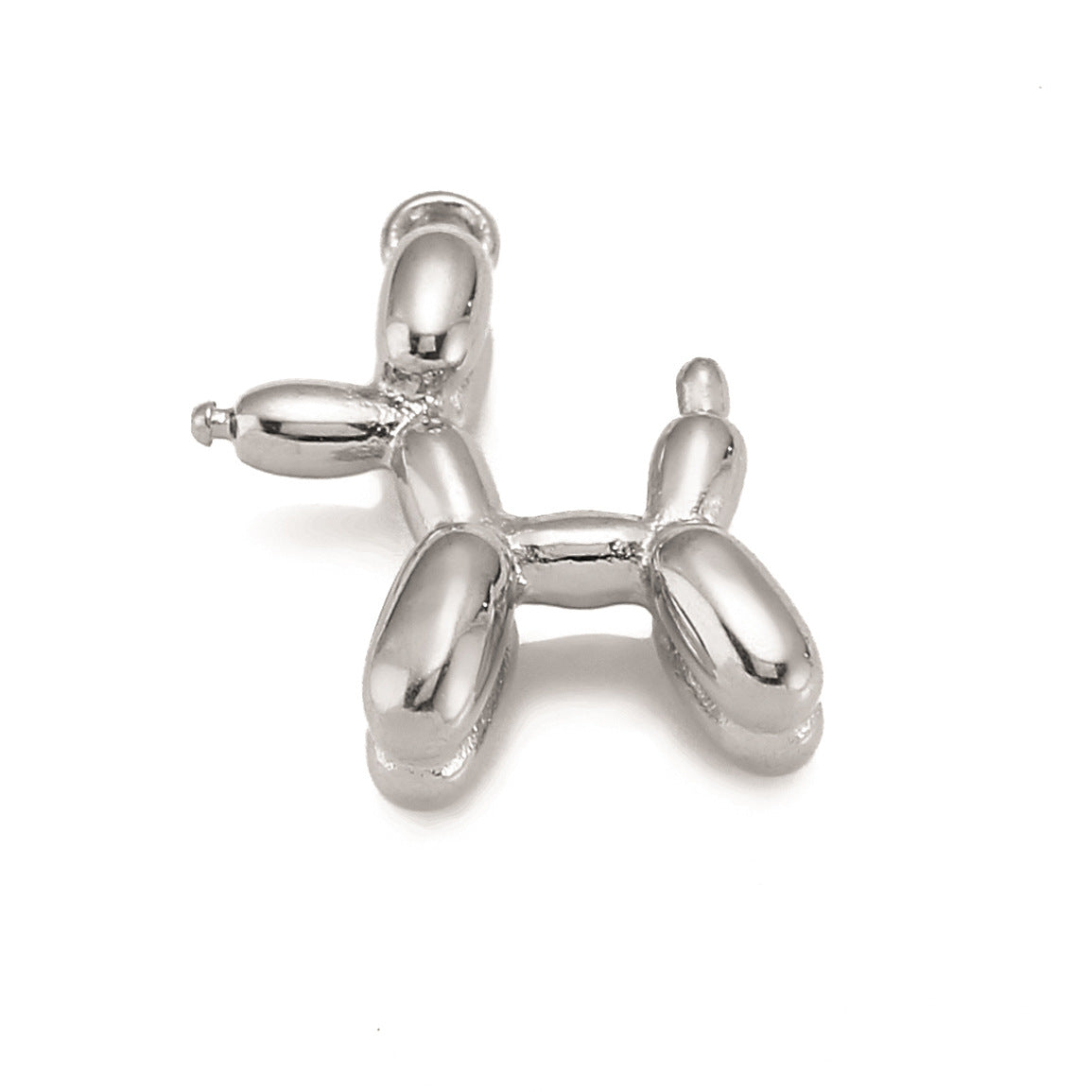 Pendentif chien ballon en acier inoxydable