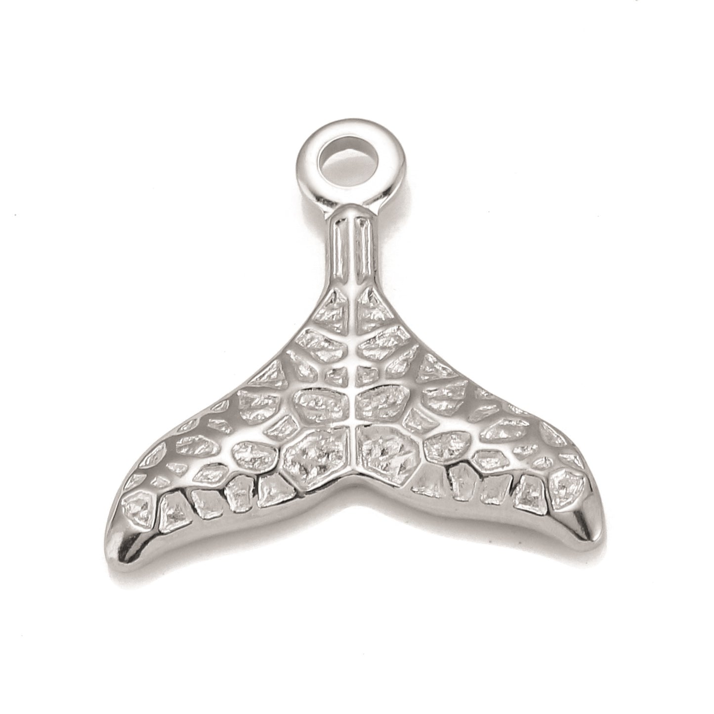 Stainless Steel Mermaid Fishtail Pendant