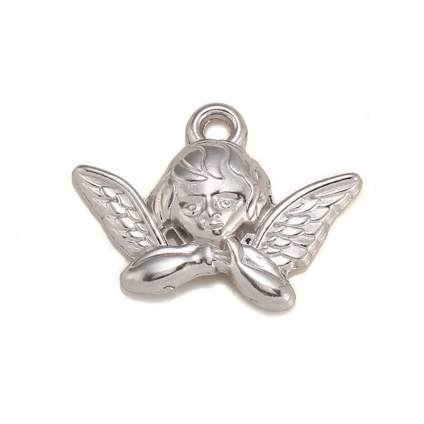 Pendentif Ange en Acier Inoxydable