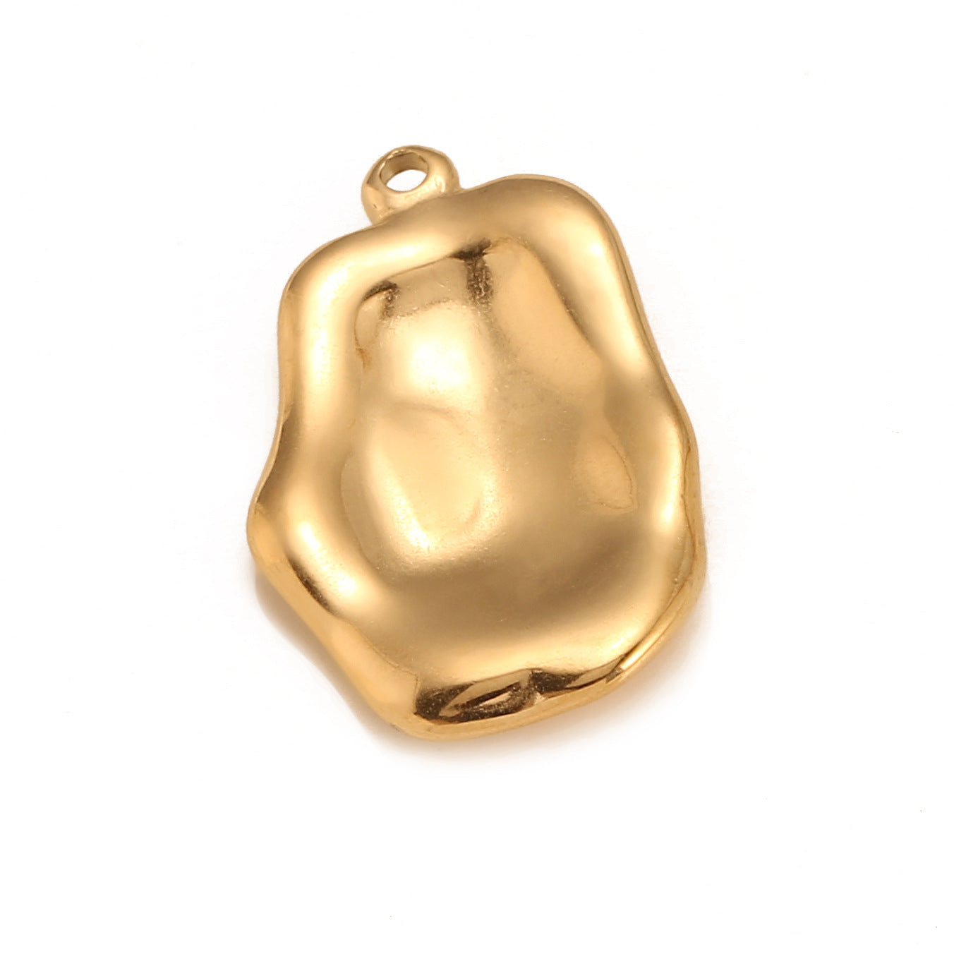 Stainless Steel Irregular Texture Pendant
