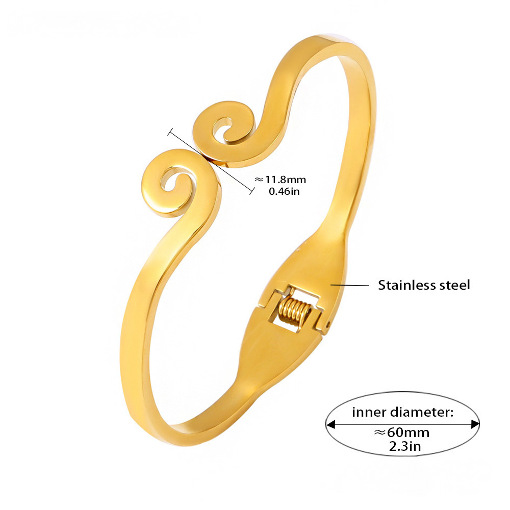 Stainless Steel Sun Wukong Curse Bangle Bracelet