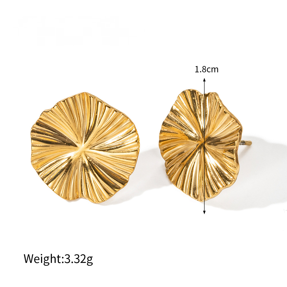 Stainless Steel Beach Vacation Style Stud Earrings