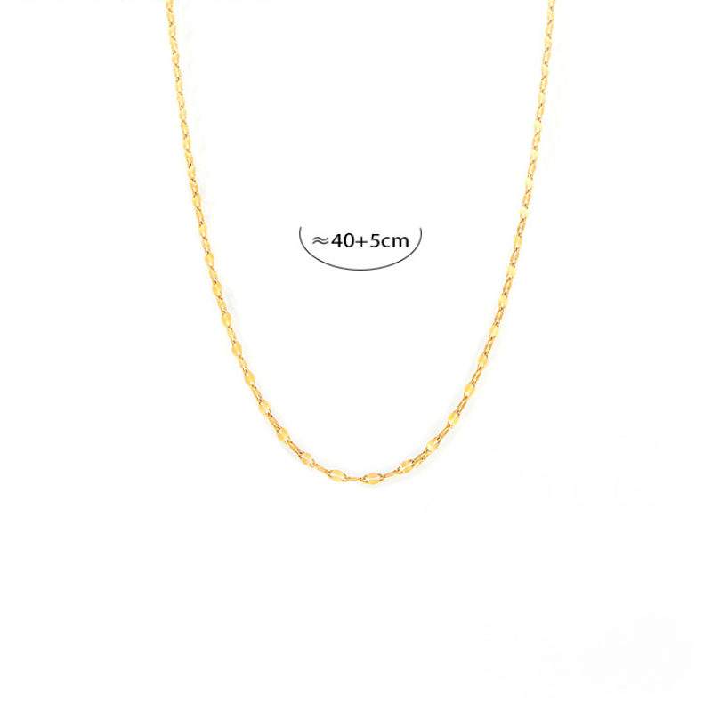Geometric Hexagon Pendant Stainless Steel Necklace