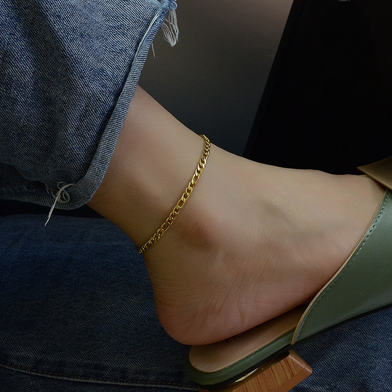 Figaro Chain Stainless Steel Anklet