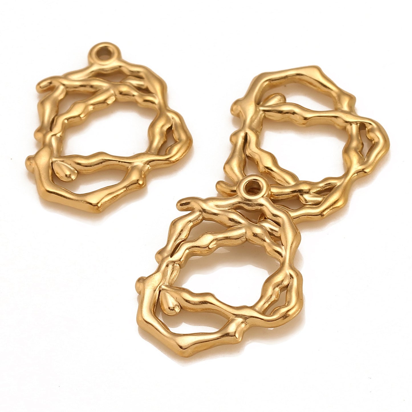 Coil Knotted Stainless Steel Pendant