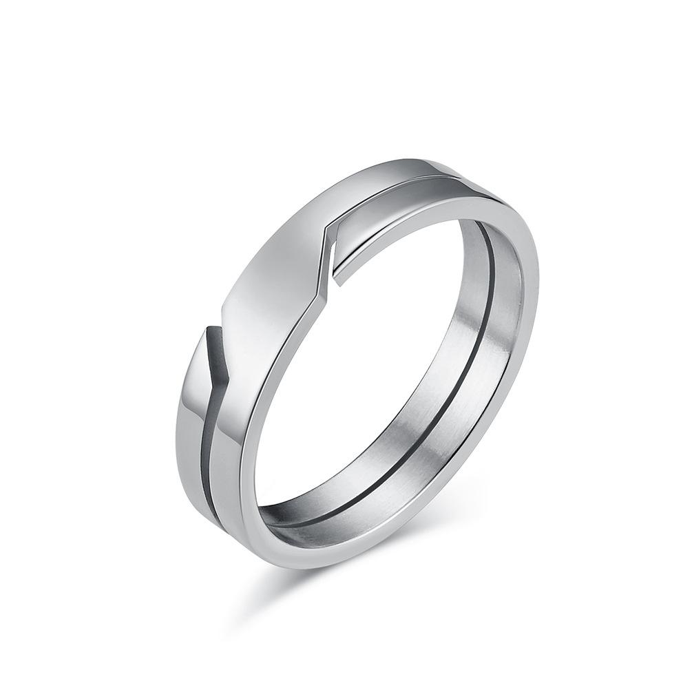 Minimalist Stainless Steel Blank Ring