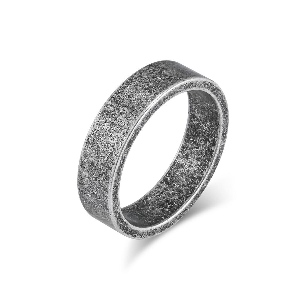 6mm Matte Stainless Steel Blank Ring