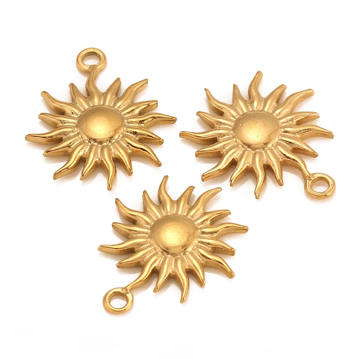 Stainless Steel DIY Sun Pendant