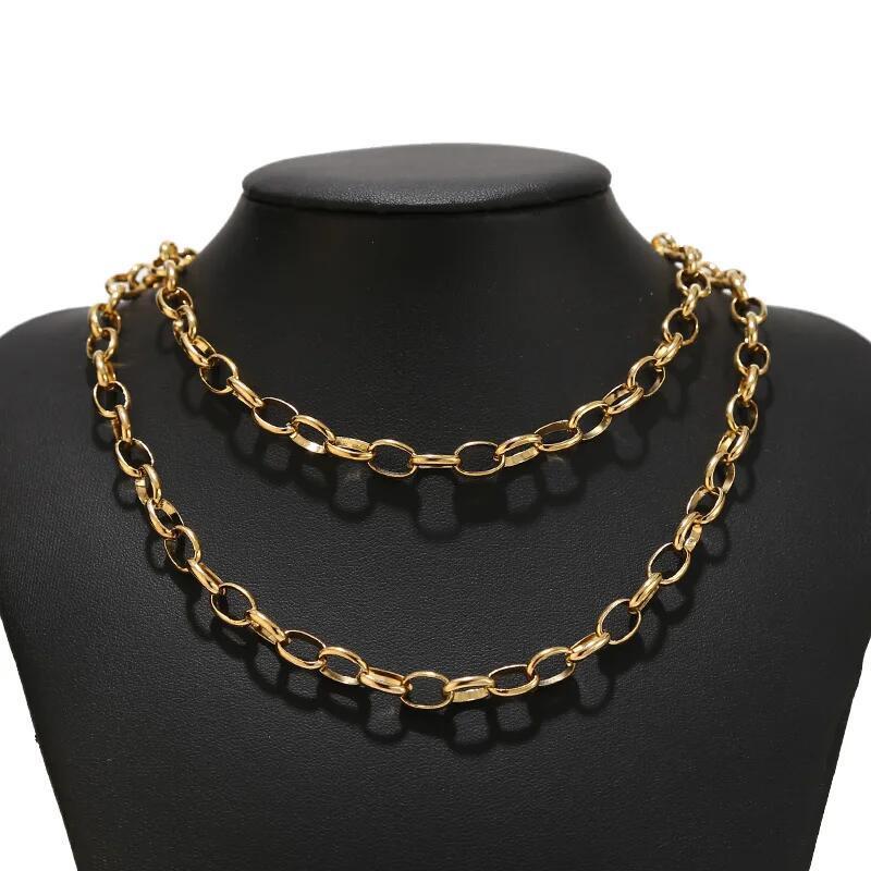 7mm Stainless Steel Oval Cable Chain - By the Meter