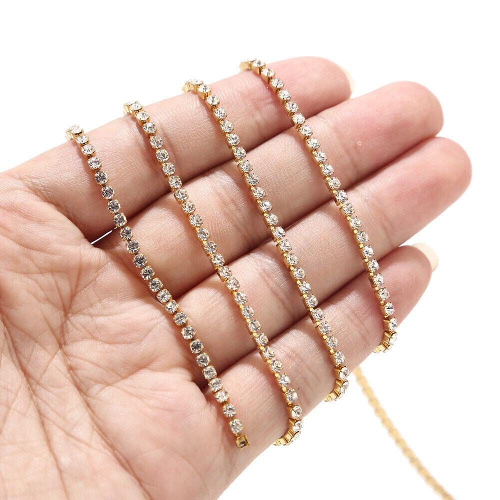 2.5mm Stainless Steel Tennis Chain - By the Meter