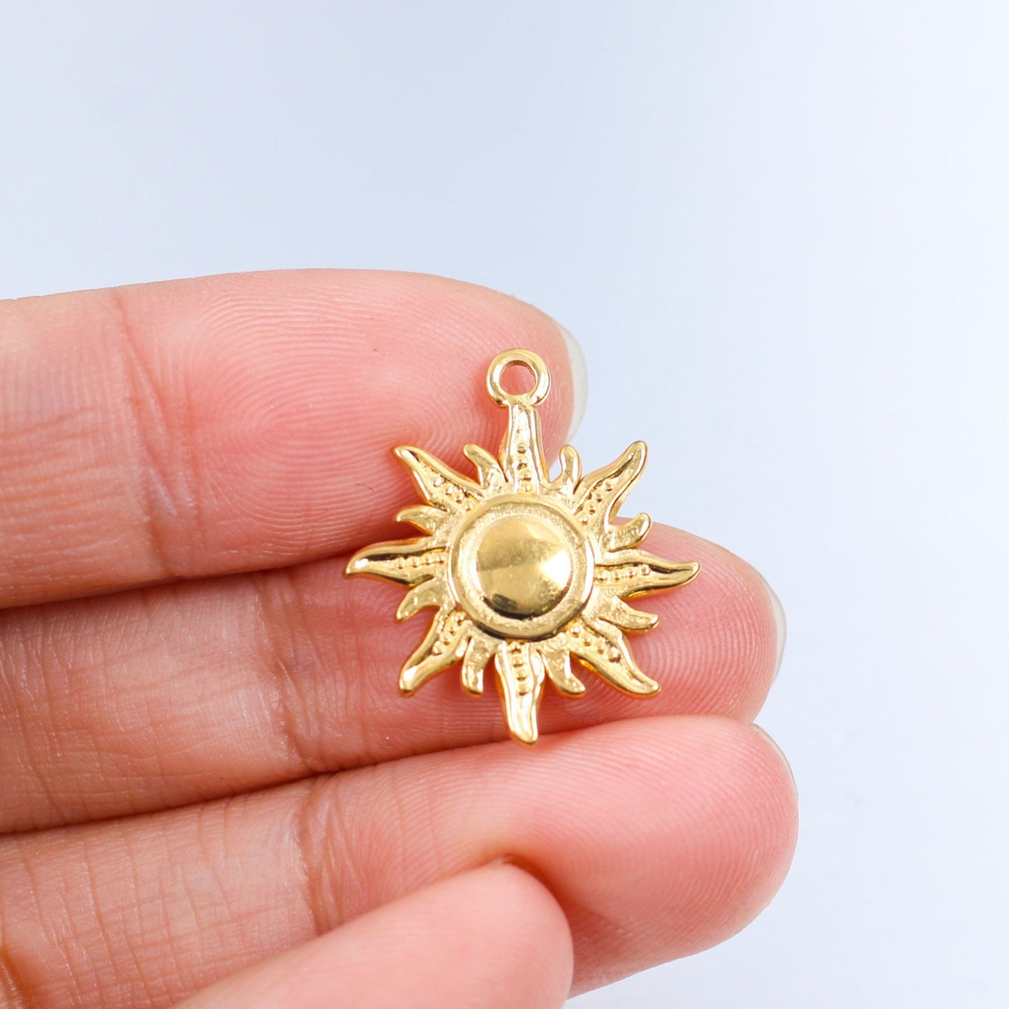 Stainless Steel Sun Pendant