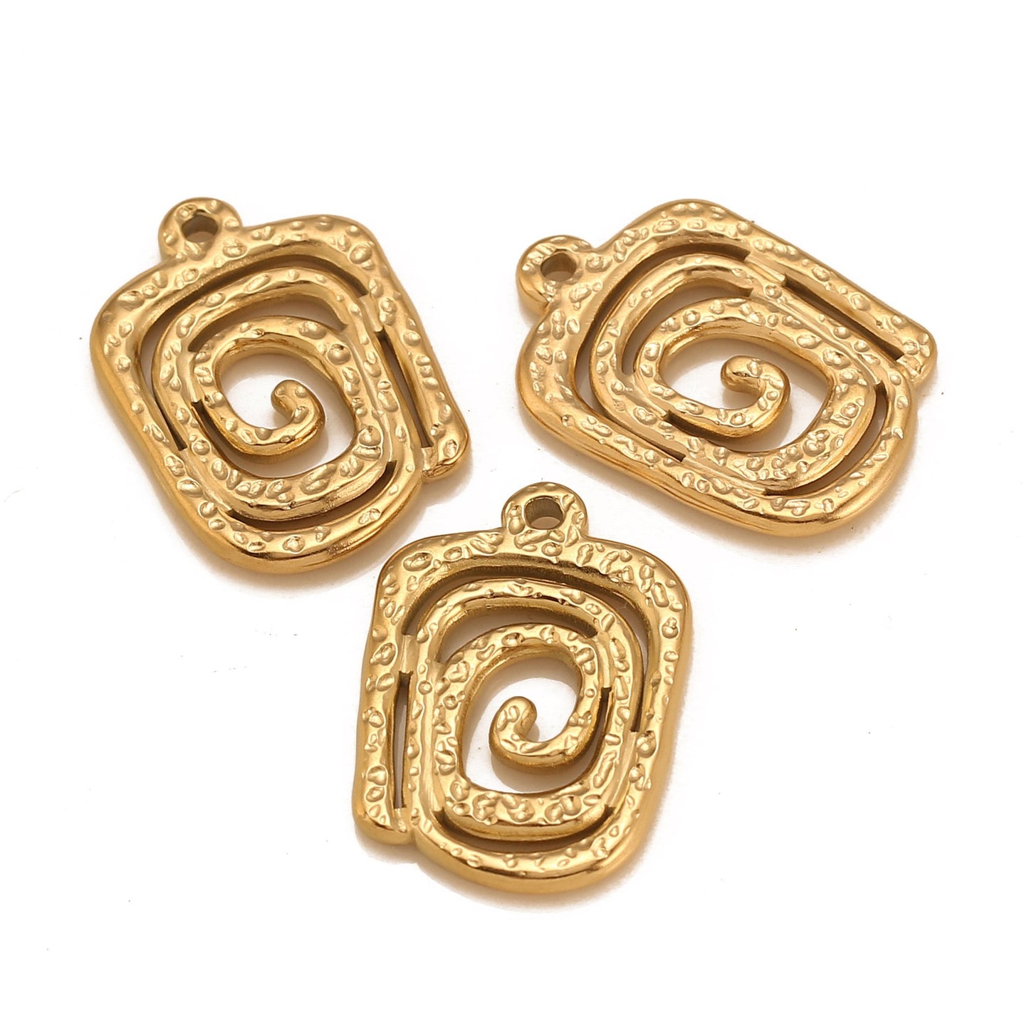 Swirl Stainless Steel Pendant