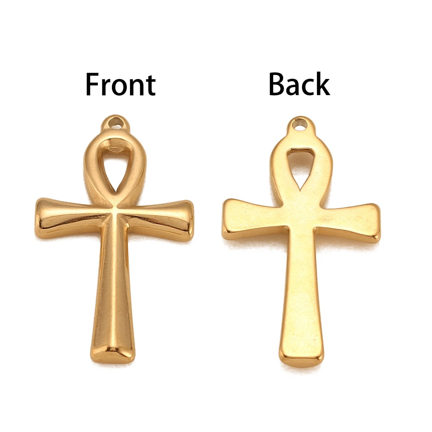 Stainless Steel Ankh Cross Pendant